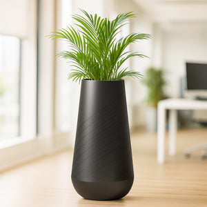 Tall Indoor Decorative Planter, 27" Modern Minimalist Self Watering Pot, Home, Front Porch, Patio, Backyard & Garden Décor-Sona Casa