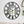 Large Black Wall Clock with Mirror, 24