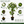 5ft White Artificial Bougainvillea Tree with Green Foliage and Stable Base for Indoor & Outdoor Home Office Decor-Sona Casa
