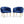 Set of 2 Royal Blue Velvet Accent Bubble Chairs, Glam Gold Frame, Home Office Hotel Lounge Bar Living Room Decor by Sona Casa