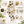 Large 48 Inch Floral Wall Clock in Gold White Silver Finish, Modern Quartz Movement, Decorative Horizontal & Vertical Home Accent