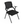 Black Folding Conference Chair, Set of 4 Stackable Corporate Training Seating, Ergonomic Minimalist Foldable Chair-Sona Casa