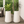 Set of 2 Tall White Indoor Self Watering Decorative Planter, 27