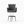 Set of 2 Modern Upholstered Accent Chairs in Gray with Elegant Black Metal Frame, Contemporary Plush Cushioned Seating for Home, Office, Living Room-Sona Casa