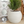 Set of 2 White Round Self-Watering Planter Pots with Glazed Wave Pattern, 18