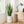 Modern Tall Indoor Self Watering Decorative Planter, 19 in Contemporary Flower Pot Home, Office Decoration, Gift-Sona Casa