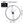 Black Metal Wall Clock, 24