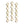 Golden Accent Mirror Set of 3, 35
