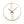 Gold Metal Wall Clock, 24