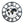 Round Metal Wall Clock, Black Embedded World Map, 24