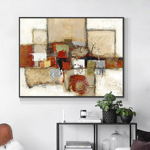 Thick Palette Knife Painting - Vibrant Abstract Impasto Art on Canvas, Textured Wall Decor for Modern Home, Unique Housewarming Gift by Sona Casa