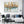 Aura - Cityscape Canvas Art - Hand-Painted Abstract City Painting for Modern Living Room Decor, Original Oil Wall Art by Sona Casa
